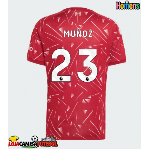 Camisa de Futebol Liverpool Victor Munoz #23 Equipamento Principal 2026-27 Manga Curta